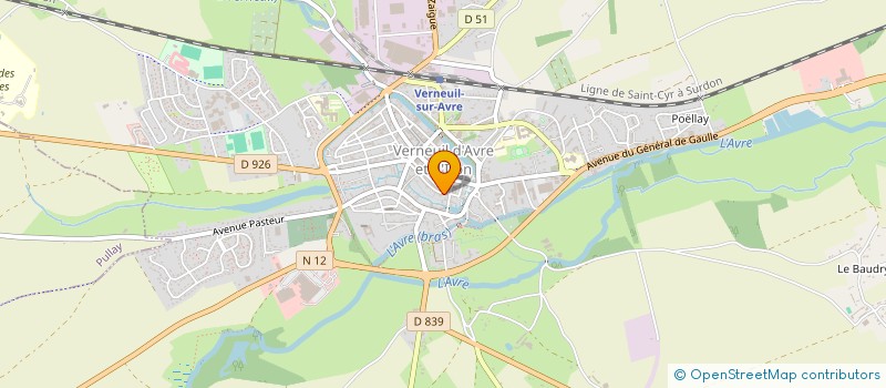 localisation de l'entreprise MADAME SYLVIANE DUHAYOT  VERNEUIL D'AVRE ET D'ITON