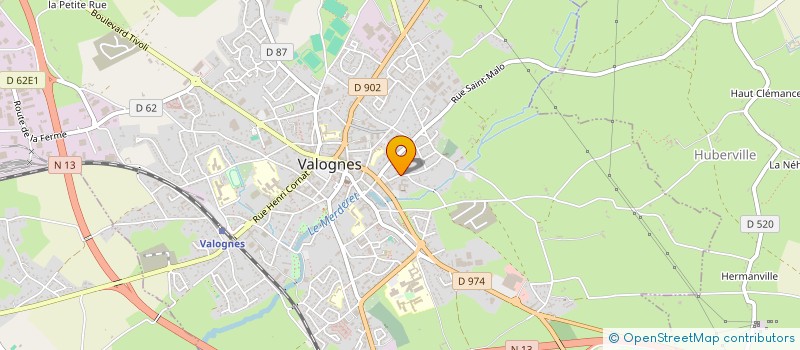 localisation de l'entreprise MADAME SYLVIANE DURUEL  VALOGNES