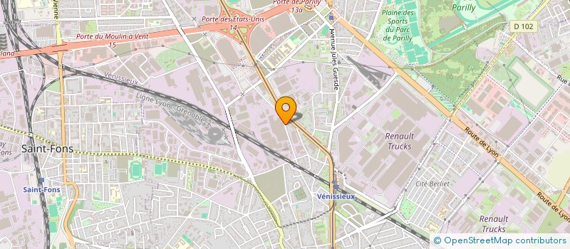 localisation de l'entreprise MADAME SYLVIANE EYL  VENISSIEUX