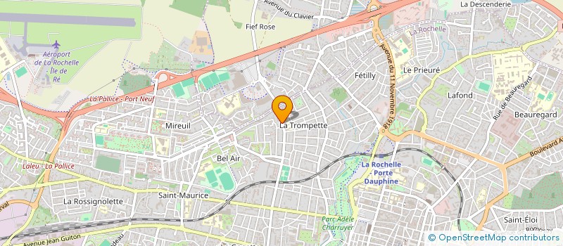 localisation de l'entreprise MADAME SYLVIANE FAUCHER  LA ROCHELLE