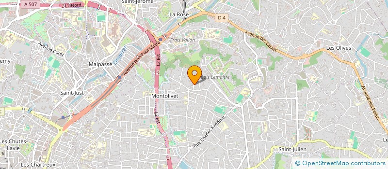 localisation de l'entreprise MADAME SYLVIANE FERRER  MARSEILLE