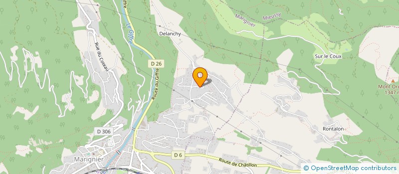 localisation de l'entreprise MADAME SYLVIANE FERT  MARIGNIER