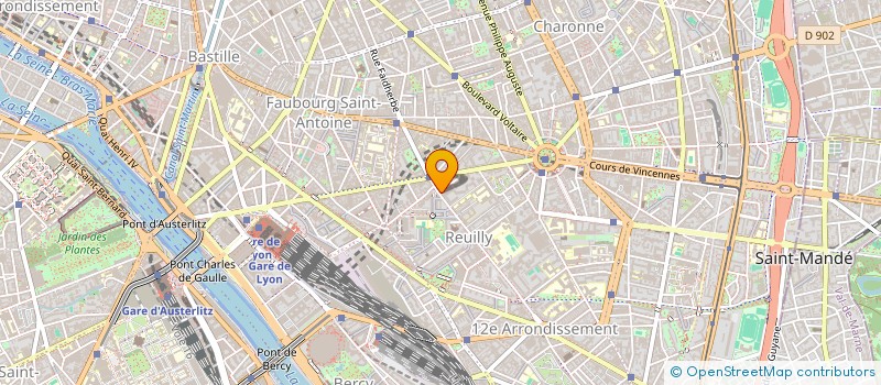 localisation de l'entreprise MADAME SYLVIANE FICHOUX à PARIS