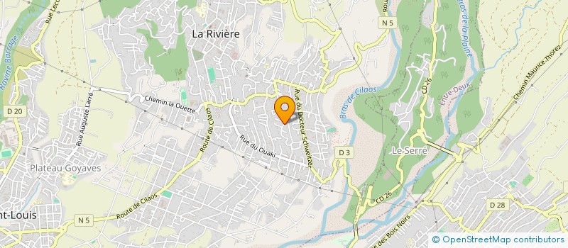 localisation de l'entreprise MADAME SYLVIANE FLORAND à SAINT-LOUIS