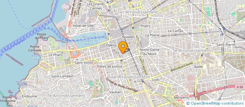 localisation de l'entreprise MADAME SYLVIANE FRAISSEIX à MARSEILLE