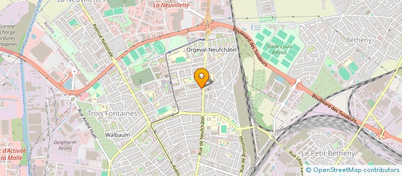 localisation de l'entreprise MADAME SYLVIANE GAIGNER  REIMS