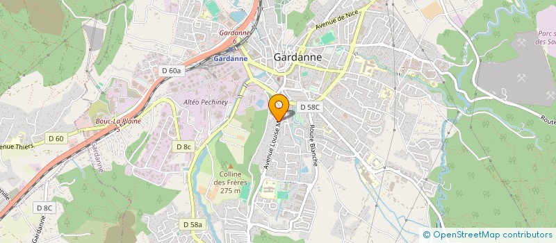 localisation de l'entreprise MADAME SYLVIANE GAUDIANI à GARDANNE