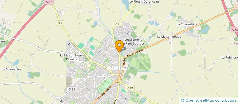 localisation de l'entreprise MADAME SYLVIANE GAUVRIT  ESSARTS-EN-BOCAGE