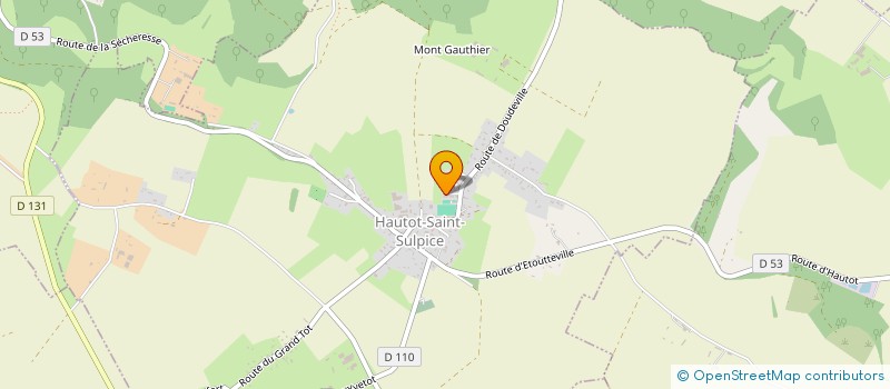 localisation de l'entreprise MADAME SYLVIANE GENET  HAUTOT-SAINT-SULPICE