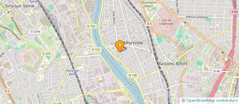 localisation de l'entreprise MADAME SYLVIANE GERARDIN à ALFORTVILLE