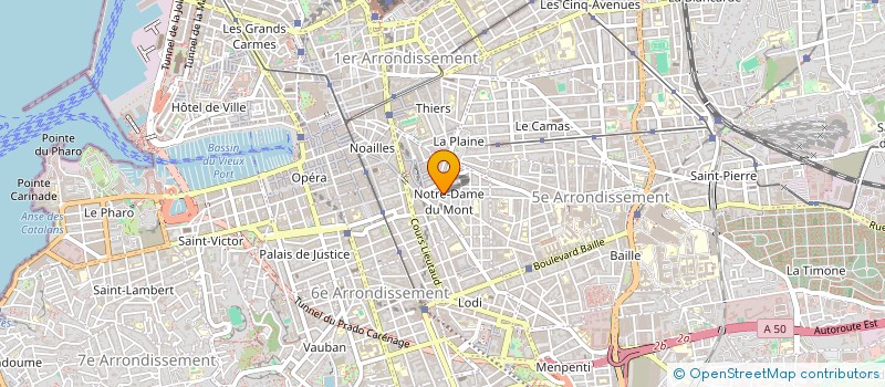 localisation de l'entreprise MADAME SYLVIANE GHESQUIERE à MARSEILLE