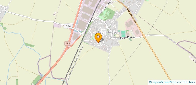 localisation de l'entreprise MADAME SYLVIANE GINESTE CERDAN  LAGNY-LE-SEC