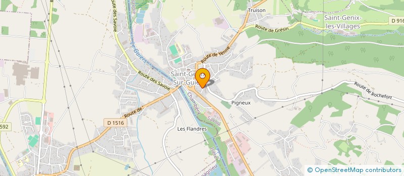 localisation de l'entreprise MADAME SYLVIANE GOBBA  SAINT-GENIX-LES-VILLAGES