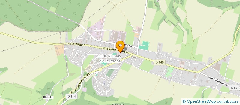 localisation de l'entreprise MADAME SYLVIANE GOURDAIN  SAINT-NICOLAS-D'ALIERMONT