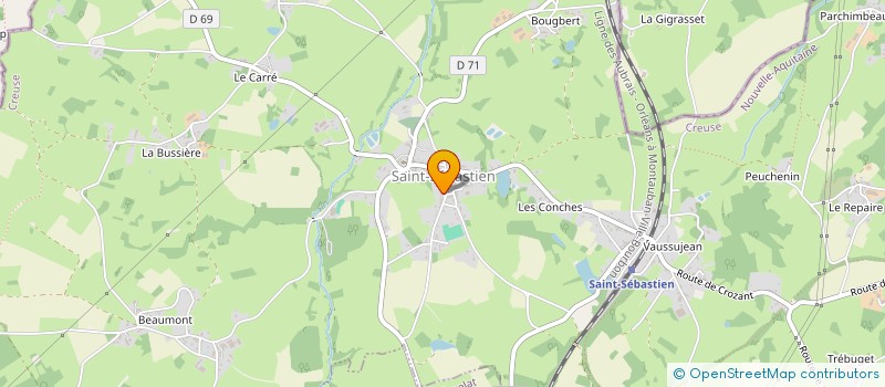 localisation de l'entreprise MADAME SYLVIANE GUERIN  SAINT-SEBASTIEN