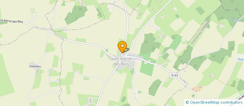 localisation de l'entreprise MADAME SYLVIANE GUITTET  SAINT-PIERRE-DES-BOIS