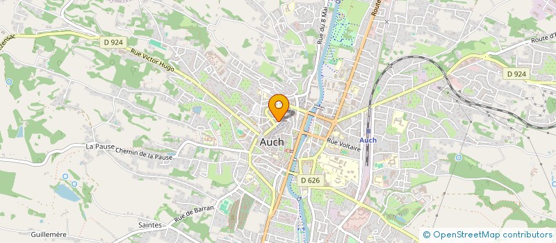 localisation de l'entreprise MADAME SYLVIANE HALSDORFF à AUCH