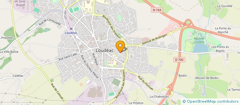 localisation de l'entreprise MADAME SYLVIANE HURAND à LOUDEAC
