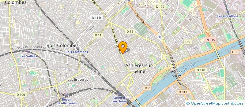 localisation de l'entreprise MADAME SYLVIANE JADOT à ASNIERES-SUR-SEINE