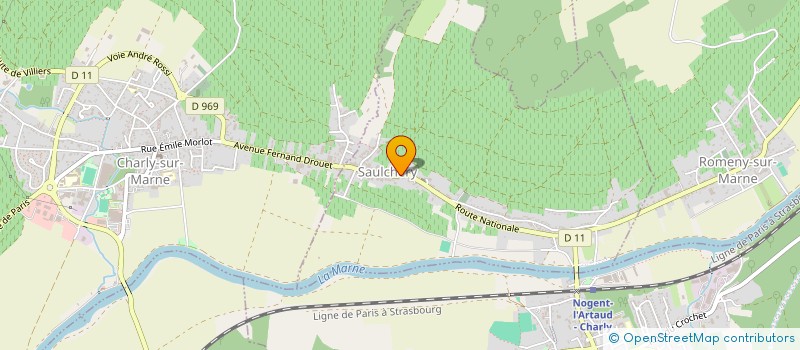 localisation de l'entreprise MADAME SYLVIANE JOUNIAUX à SAULCHERY