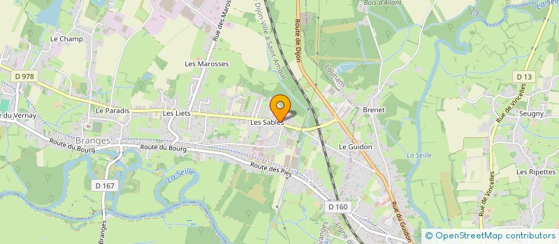 localisation de l'entreprise MADAME SYLVIANE LACROIX  BRANGES