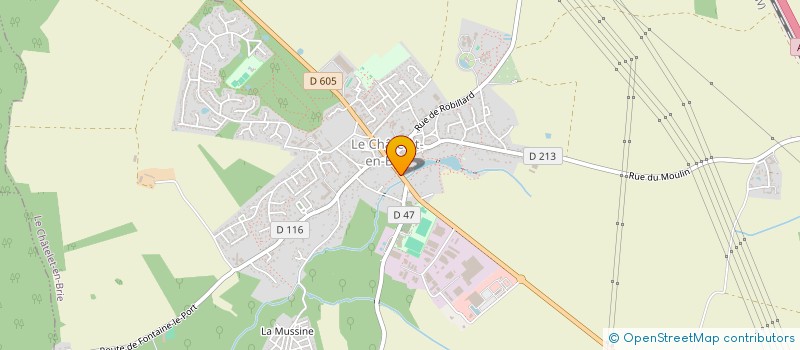 localisation de l'entreprise MADAME SYLVIANE LANIAU  LE CHATELET-EN-BRIE