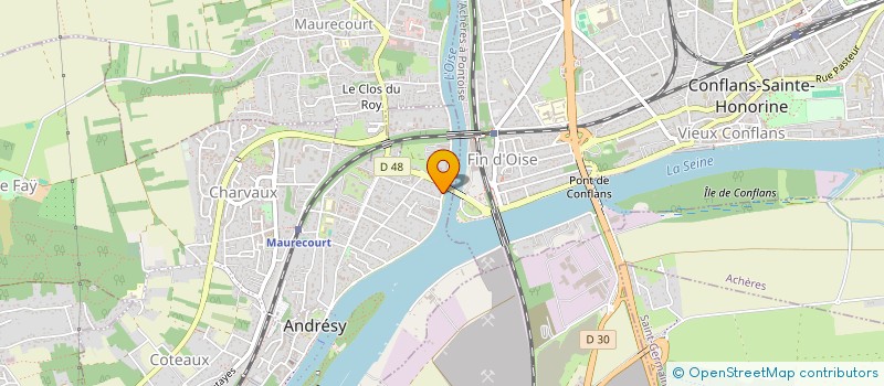 localisation de l'entreprise MADAME SYLVIANE LANOY  ANDRESY