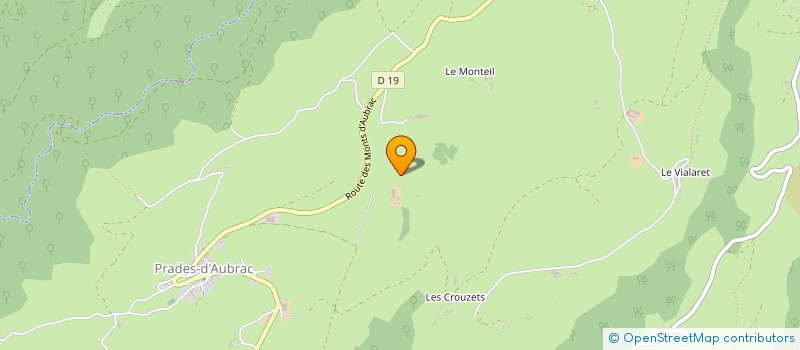 localisation de l'entreprise MADAME SYLVIANE LAVAUR  SAINT CHELY D'AUBRAC