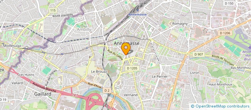 localisation de l'entreprise MADAME SYLVIANE LAVERRIERE  ANNEMASSE