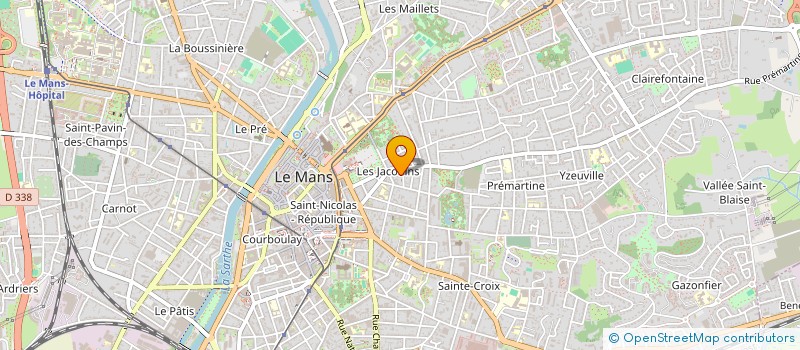 localisation de l'entreprise MADAME SYLVIANE LEFEBER  LE MANS