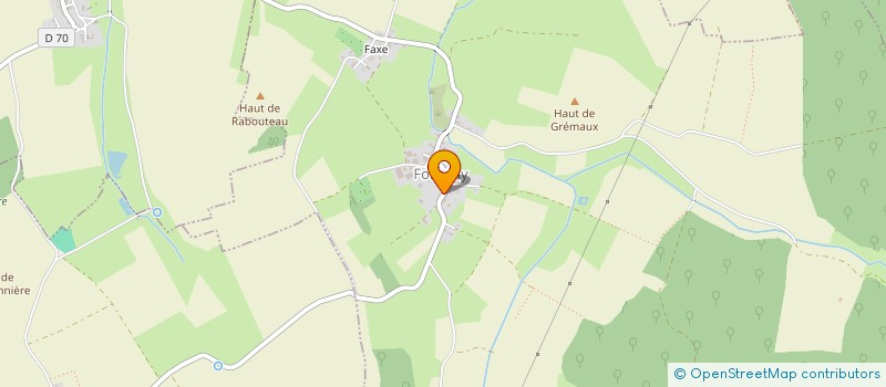 localisation de l'entreprise MADAME SYLVIANE LETAINTURIER  FONTENY