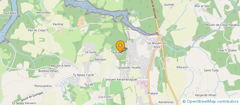 localisation de l'entreprise MADAME SYLVIANE LORCERIE  GOUESNACH