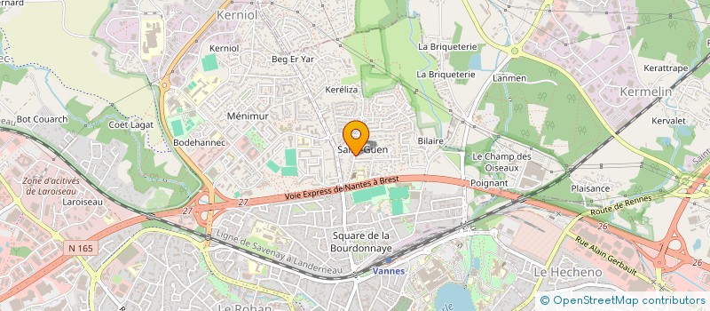 localisation de l'entreprise MADAME SYLVIANE LUHERNE à VANNES