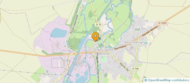 localisation de l'entreprise MADAME SYLVIANE MARCHANDISE  ORIGNY-SAINTE-BENOITE