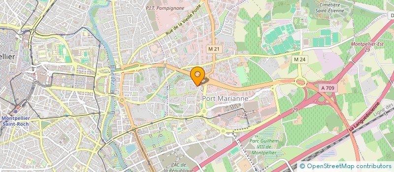 localisation de l'entreprise MADAME SYLVIANE MEGY à MONTPELLIER