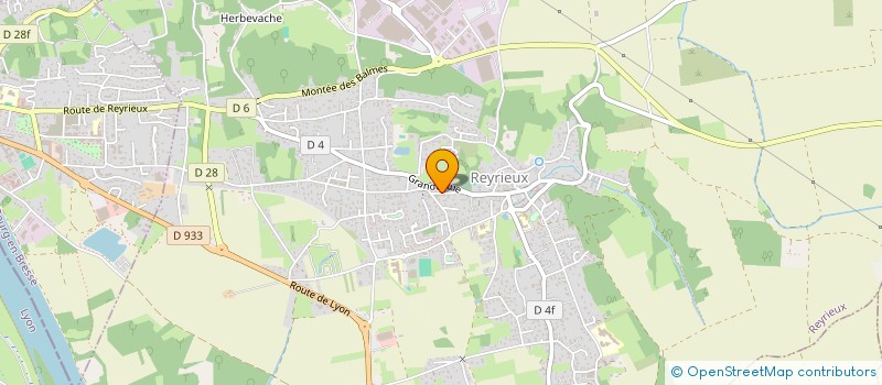 localisation de l'entreprise MADAME SYLVIANE MILLET à REYRIEUX