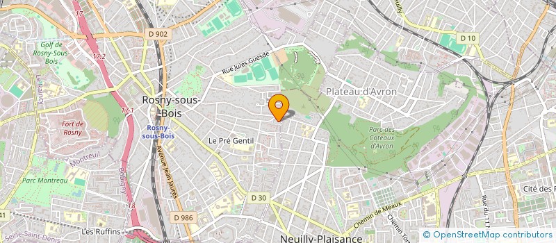 localisation de l'entreprise MADAME SYLVIANE MINOTTI à ROSNY-SOUS-BOIS