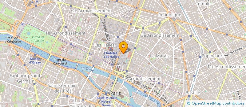 localisation de l'entreprise MADAME SYLVIANE MONTIGNY  PARIS