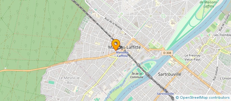 localisation de l'entreprise MADAME SYLVIANE NAPOLI à MAISONS-LAFFITTE