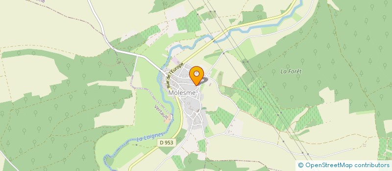 localisation de l'entreprise MADAME SYLVIANE NOLLEZ  MOLESME