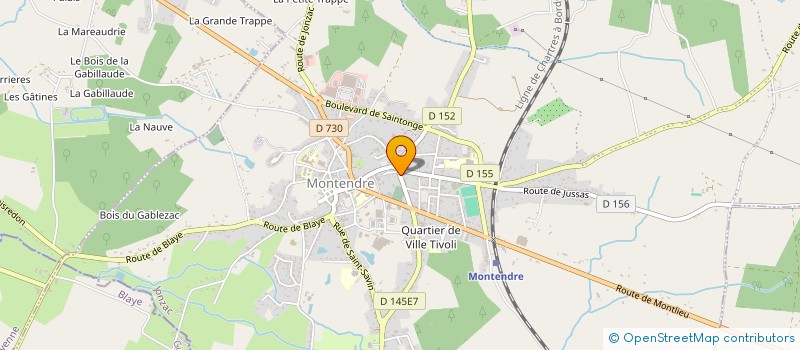 localisation de l'entreprise MADAME SYLVIANE NUCCIO  MONTENDRE