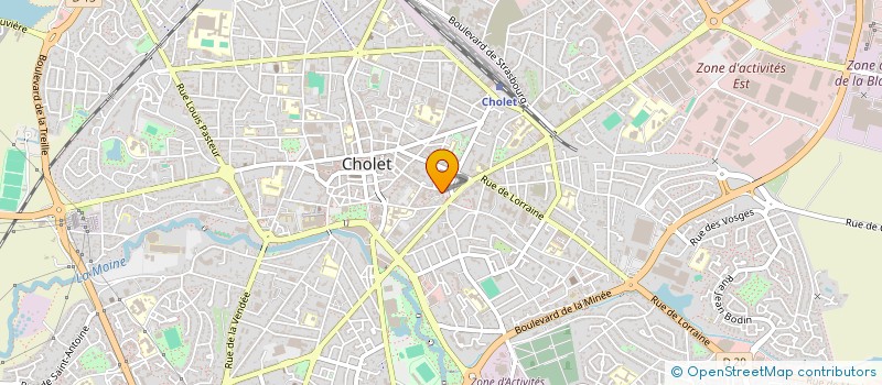 localisation de l'entreprise MADAME SYLVIANE PAPIN à CHOLET