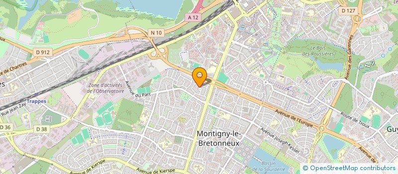 localisation de l'entreprise MADAME SYLVIANE PERIER  MONTIGNY-LE-BRETONNEUX