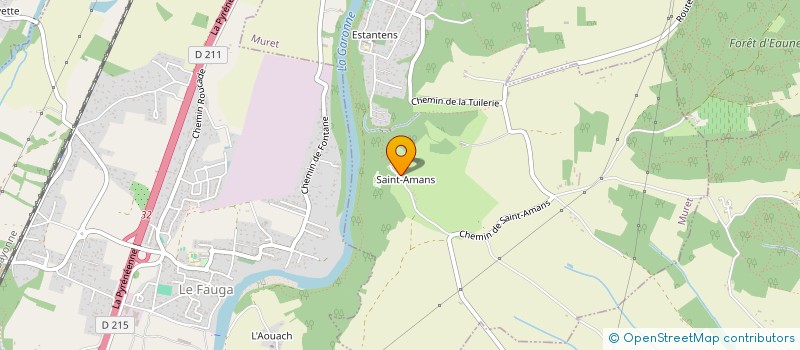 localisation de l'entreprise MADAME SYLVIANE PERRET  MURET