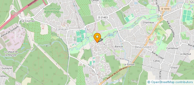 localisation de l'entreprise MADAME SYLVIANE PIBAROT  CANEJAN