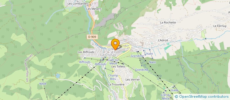 localisation de l'entreprise MADAME SYLVIANE POLLET-THIOLLIER à LA CLUSAZ