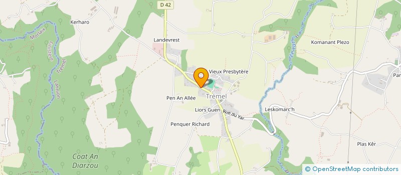 localisation de l'entreprise MADAME SYLVIANE PROOT  TREMEL