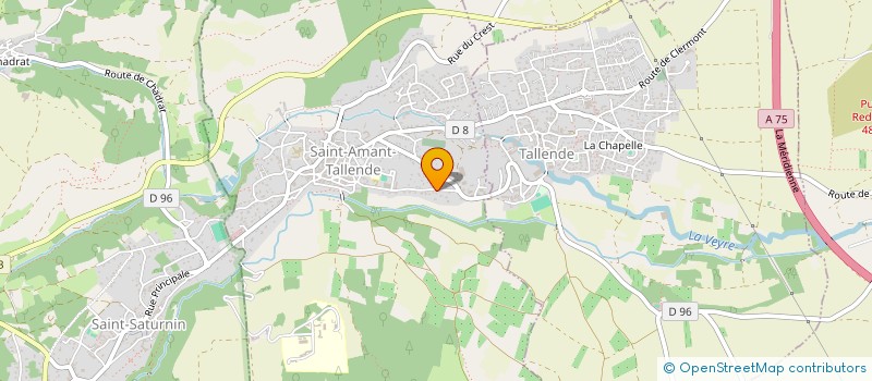 localisation de l'entreprise MADAME SYLVIANE PRUGNARD à SAINT-AMANT-TALLENDE