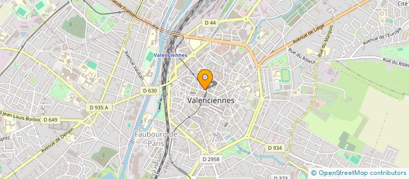 localisation de l'entreprise MADAME SYLVIANE QUENTIN  VALENCIENNES