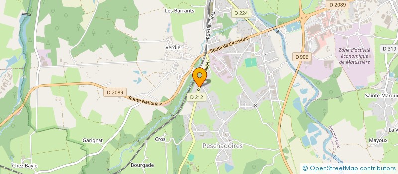 localisation de l'entreprise MADAME SYLVIANE REGNERO  PESCHADOIRES